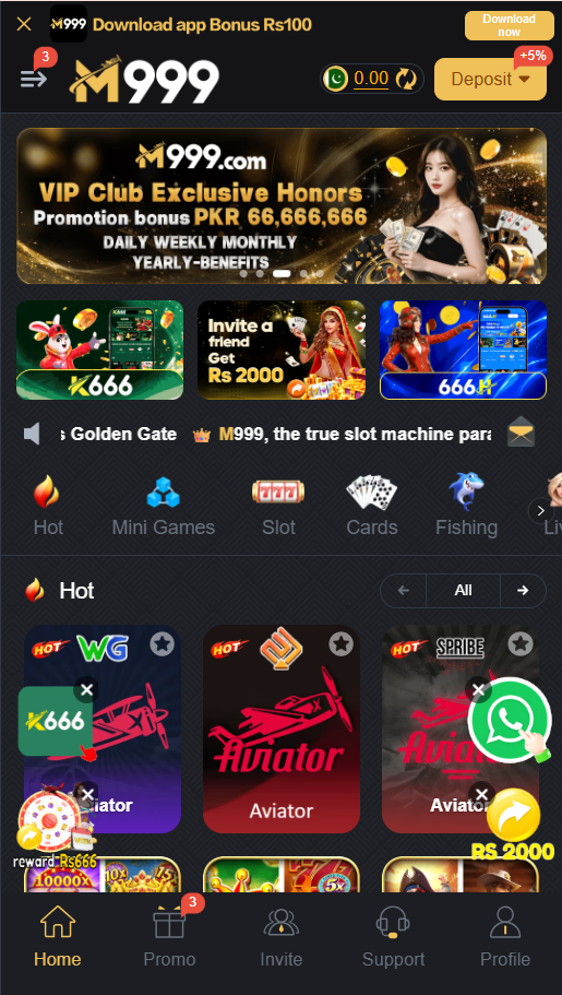 M999 Game APK Home