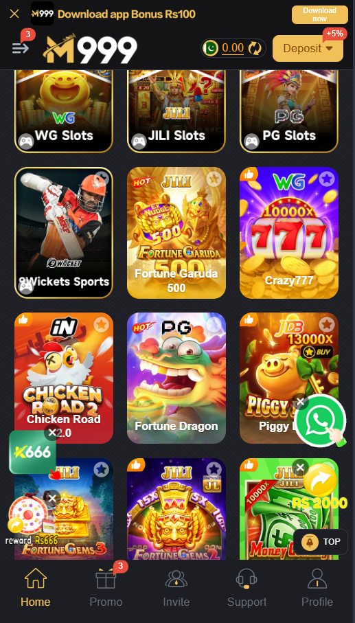 M999 Game APK Other screen
