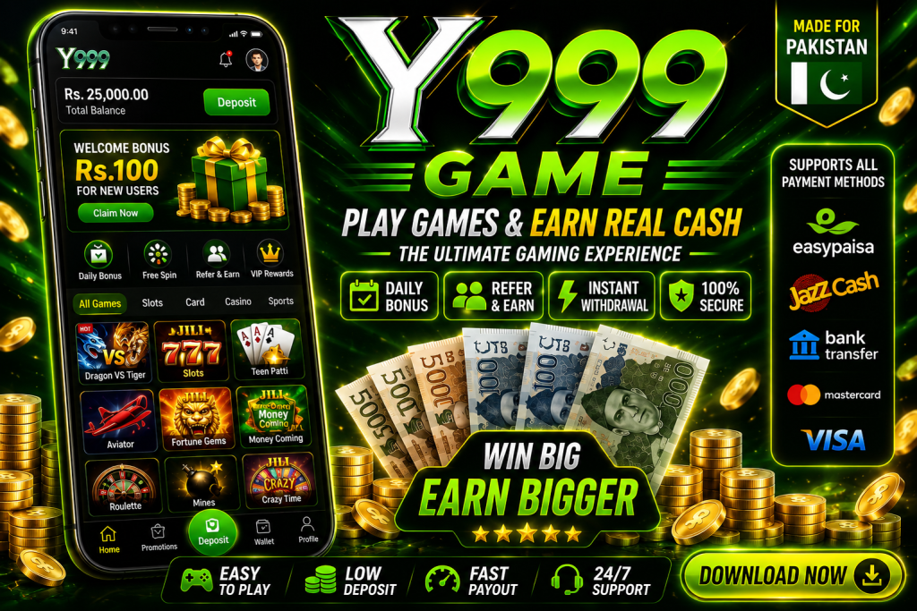 Y999 Game APK Real Money App 2026
